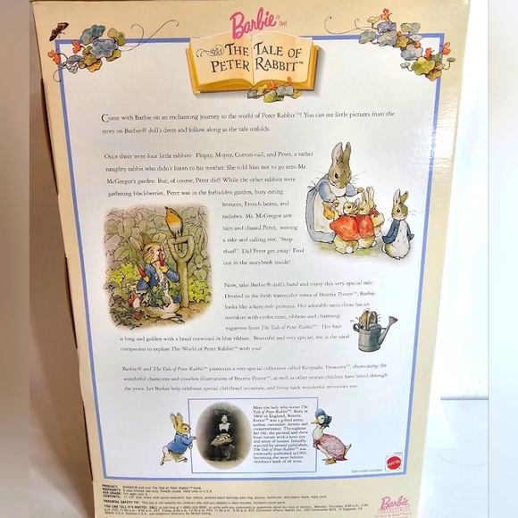 Rare - 1997 Original Barbie - Tale of Peter Rabbit - Picture 7 of 9